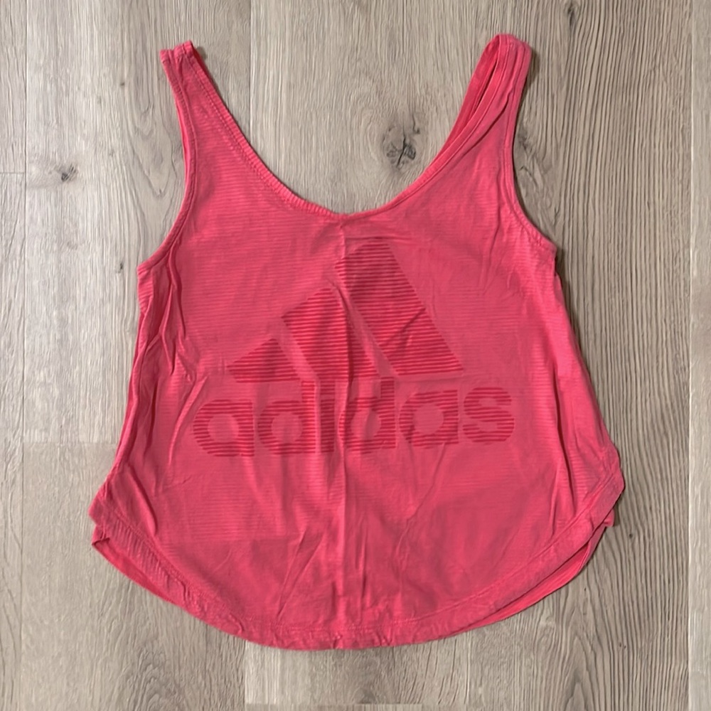 ADIDAS • logo tank top
